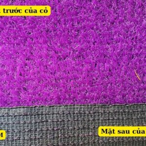 Cấu tạo của cỏ nhân tạo màu tím