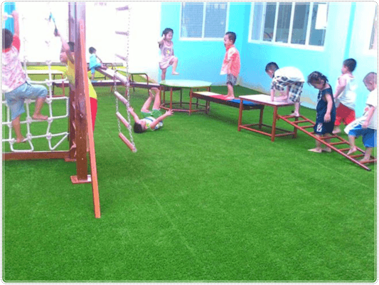 Không gian vui chơi, kích thích trẻ hoạt động