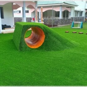 Thi công cỏ nhân tạo trường mầm non