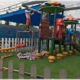 Thi công sân trường mầm non trọn gói