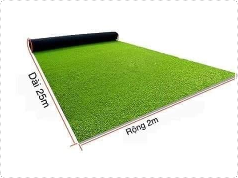 Quy cách cuộn cỏ nhân tạo