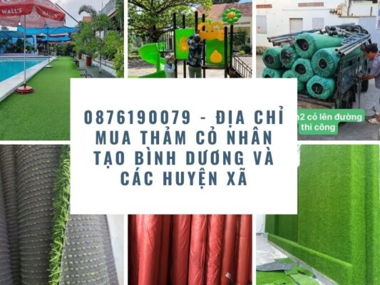 Địa chỉ mua thảm cỏ nhân tạo giá rẻ Bình Dương