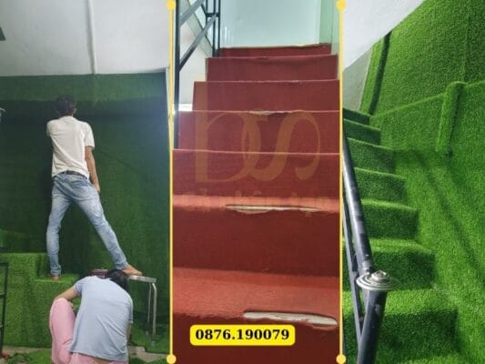 Cắt các phần dư và cố định