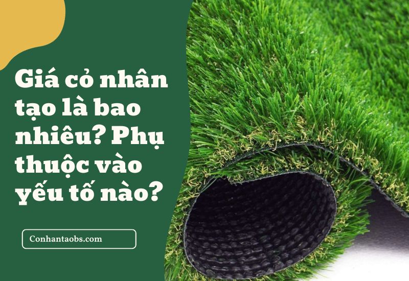 Cỏ nhân tạo giá bao nhiêu và phụ thuộc yếu tố nào