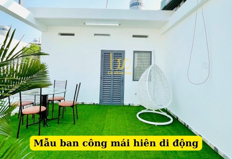 Cỏ nhân tạo cho góc ban công thêm xanh