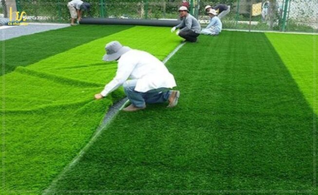 Thi công sân bóng cỏ nhân tạo trọn gói - 0876190079