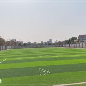 Thi công trọn gói sân bóng đá cỏ nhân tạo