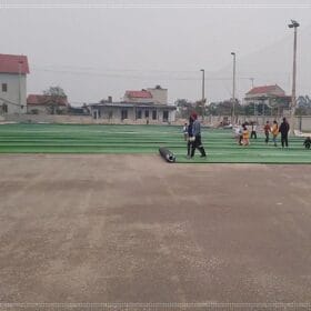 Quy trình thi công sân bóng cỏ nhân tạo