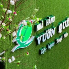 Phủ xanh những bức tường để tạo nên những background xanh