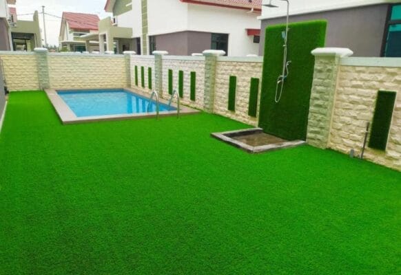 Cỏ nhân tạo trải hồ bơi