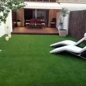 Thi công cỏ nhân tạo sân vườn