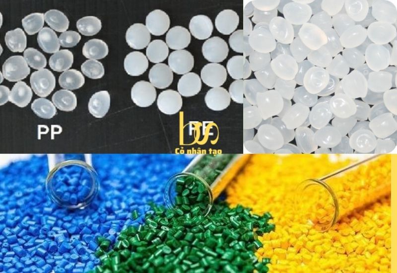 Trộn những nguyên liệu thô, hạt nhựa và các chất phụ gia