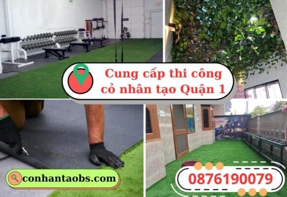 Thảm cỏ nhân tạo Quận 1