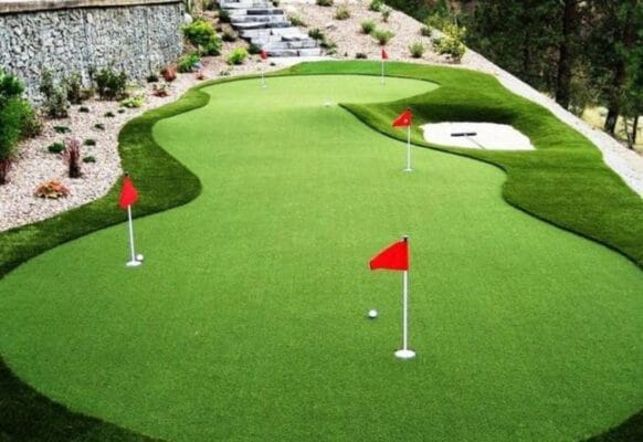 Thảm cỏ nhân tạo thiết kế sân golf