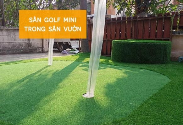 Thảm cỏ nhân tạo cho sân golf ngoài trời