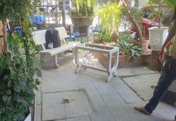 Khu vực cần trải