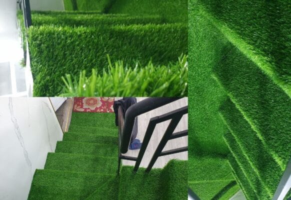 Thảm cỏ nhân tạo sân vườn có nhiều ứng dụng