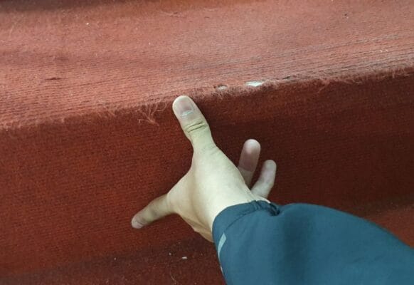 Mặt bằng cũ sử dụng thảm đỏ sự kiện