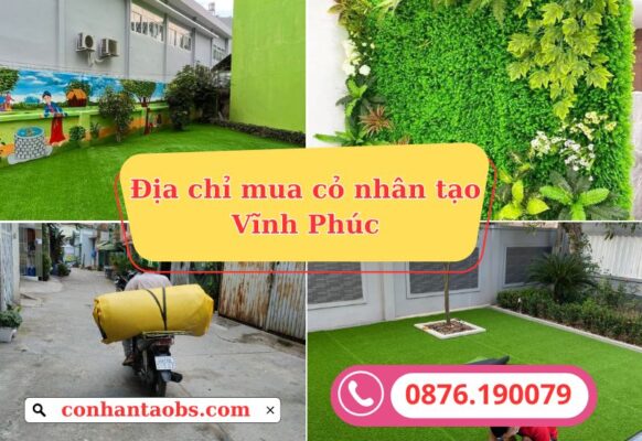 Địa chỉ bán thảm cỏ nhân tạo Vĩnh Phúc