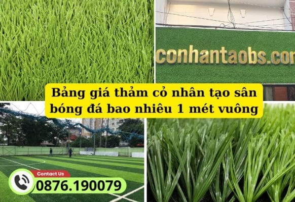 Cỏ nhân tạo sân bóng đá giá rẻ, uy tín