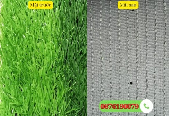2 mặt của cỏ nhân tạo sân bóng Cỏ nhân tạo sân bóng đá STEMGRASS - 5004B088-BL