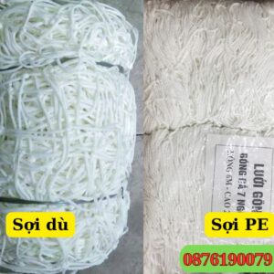 Lưới cầu gôn sân 7 dạng cước và dạng dù