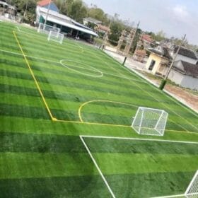 Thi công trọn gói sân bóng đá cỏ nhân tạo