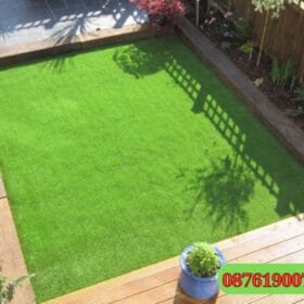 Khuôn viên sân vườn xanh, sạch đẹp