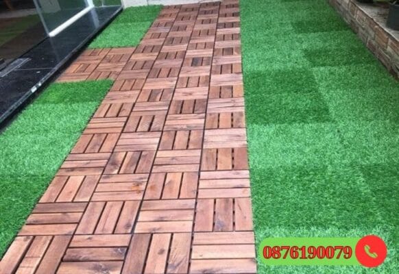 Thảm cỏ nhân tạo thiết kế sân chơi