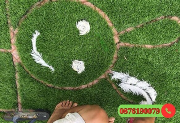 Cỏ nhân tạo thiết kế sân chơi trường học