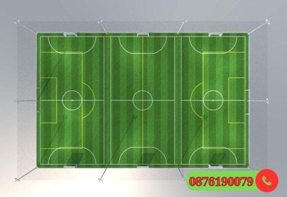 Thi công, tư vấn thiết kế sân bóng đá trọn gói