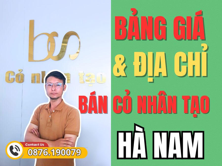 Bảng giá và địa chỉ mua thảm cỏ nhân tạo giá rẻ Hà Nam