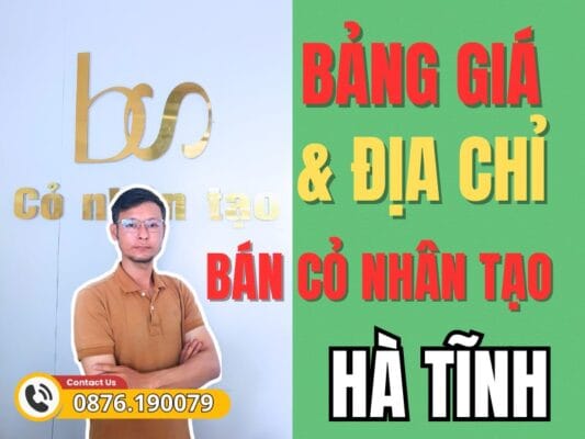 Bảng giá và cách mua thảm cỏ nhân tạo Hà Tĩnh giá rẻ