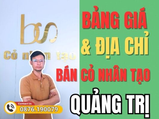 Bảng giá và cách mua thảm cỏ nhân tạo Quảng Trị giá rẻ