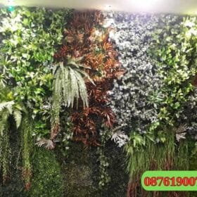 Tường cây giả sang trọng, tạo không gian đẹp mắt