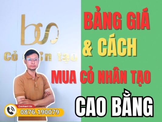 Thảm cỏ nhân tạo Cao Bằng và địa chỉ và bảng giá