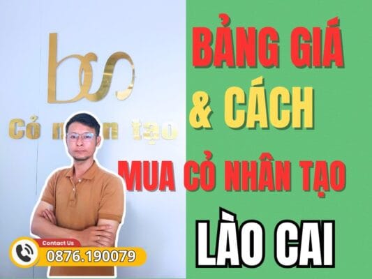 Cỏ nhân tạo Lào Cai - Bảng giá và cách mua rẻ