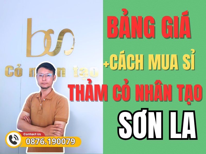 Cỏ nhân tạo Sơn La giá tốt