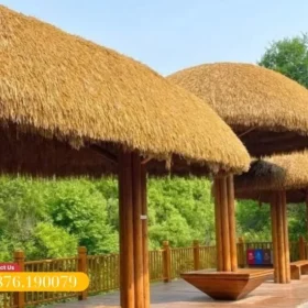 Thảm rơm nhân tạo ứng dụng ngày càng đa dạng