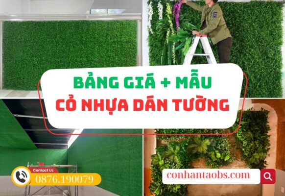 +51 mẫu cỏ nhựa dán tường giá rẻ