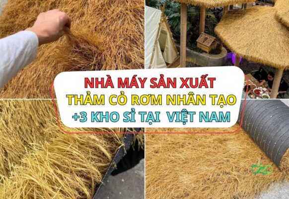Nhà máy sản xuất rơm nhân tạo nổi tiếng