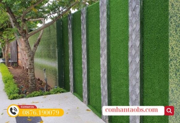 Cỏ nhân tạo giúp bảo vệ bức tường khỏi hư hỏng