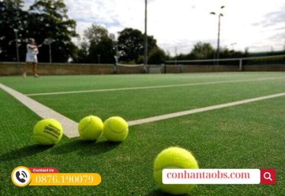 Sân tenis bằng cỏ nhân tạo