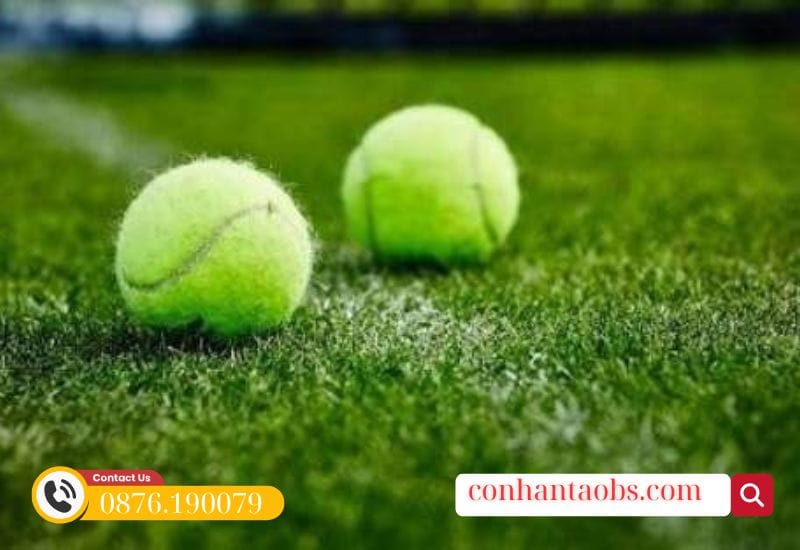Thảm cỏ nhân tạo thi công sân tennis