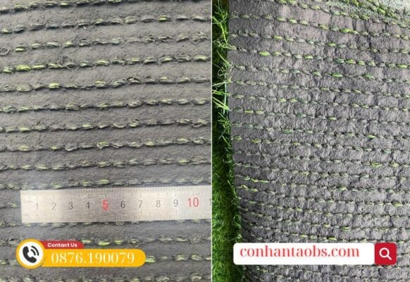 Mật độ mũi khâu 110 mũi /1 mét dài