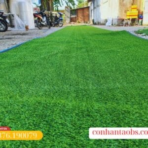 Thảm cỏ nhân tạo 2cm 11 mũi đế khâu