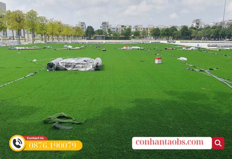 Trải cỏ cho sân sự kiện cao cấp Trải cỏ cho sân sự kiện cao cấp