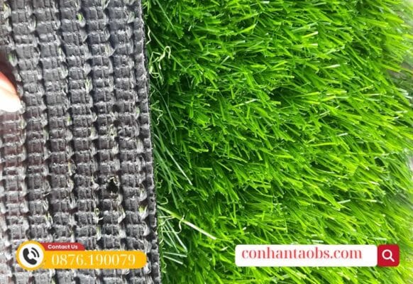 Thảm cỏ nhân tạo chất lượng, đế cứng cáp, siêu dày