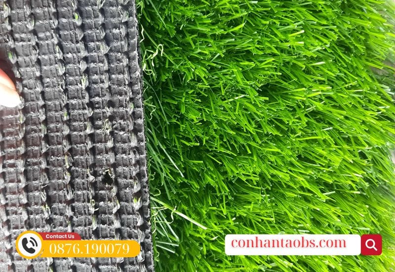 Thảm cỏ nhân tạo chất lượng, đế cứng cáp, siêu dày