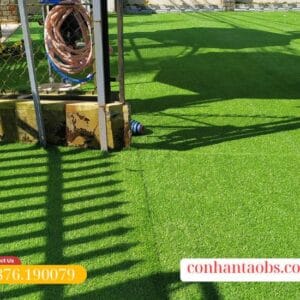 Trải sân chơi ngoài trời, đẹp mắt, xanh tươi